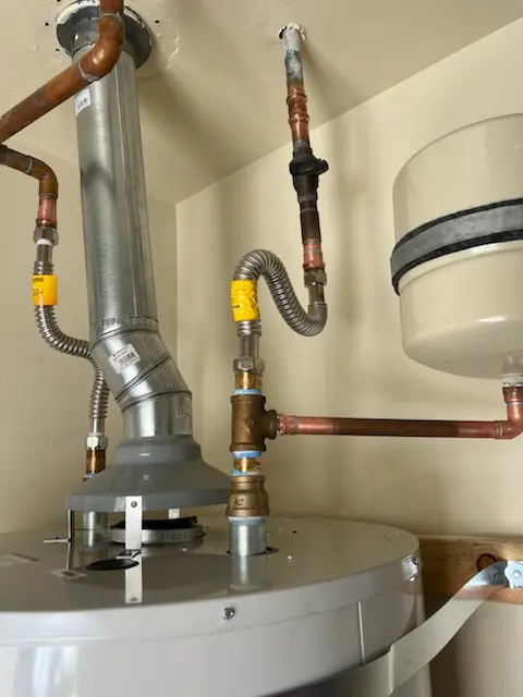 Water heater installation and plumbing repair in Otis